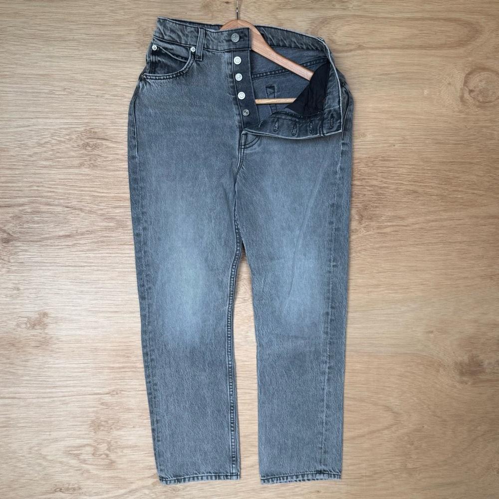 NEW MOTHER SNACKS blackout  High-Waisted Jeans SIZE‎ 23